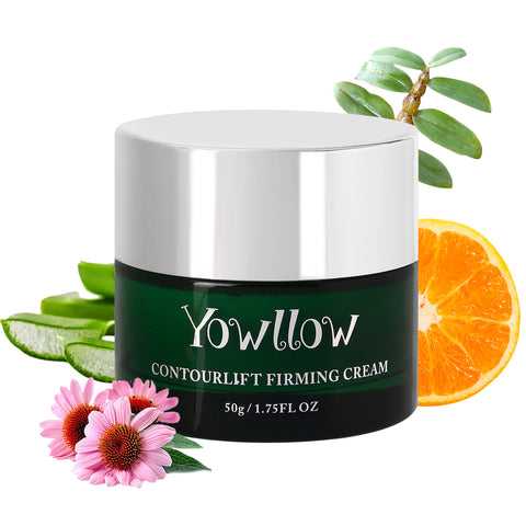 Yowllow Anti-Aging Skin Moisturizer,Hydrating & Firming Facial Cream to Help Face Neck Lifting,Tightening and Reducing Wrinkle,Light Repair Cream for Women Men