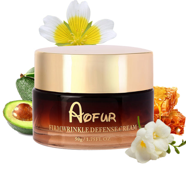 Aofur Limnanthes alba Hydrating Acid Anti-Aging Moisturizer for Face Firmwrinkle Defense Cream Daily Moisturize and Care For Skin