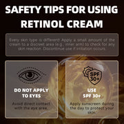 Tiptupu Rapid Wrinkle Repair Retinol Face Cream,Anti-Aging Face Moisturizer,Smooths Wrinkles & Fine Lines,Anti Wrinkle Lotion for Dark Spots,Glycerin & Shea Butter