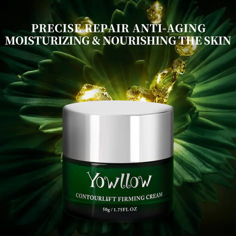 Yowllow Anti-Aging Skin Moisturizer,Hydrating & Firming Facial Cream to Help Face Neck Lifting,Tightening and Reducing Wrinkle,Light Repair Cream for Women Men