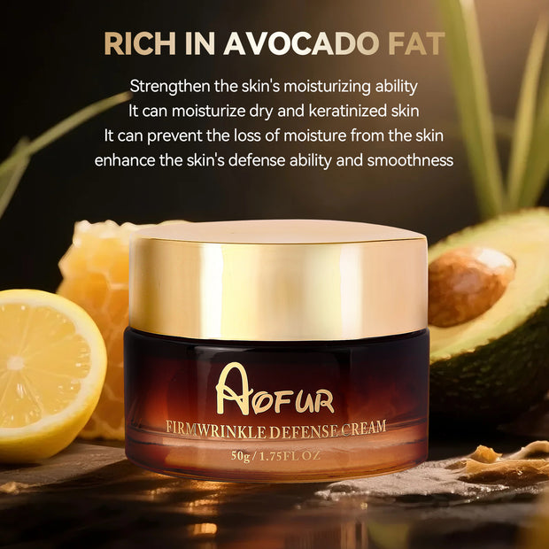Aofur Limnanthes alba Hydrating Acid Anti-Aging Moisturizer for Face Firmwrinkle Defense Cream Daily Moisturize and Care For Skin