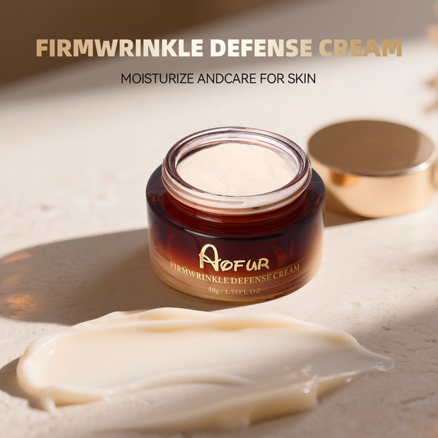 Aofur Limnanthes alba Hydrating Acid Anti-Aging Moisturizer for Face Firmwrinkle Defense Cream Daily Moisturize and Care For Skin