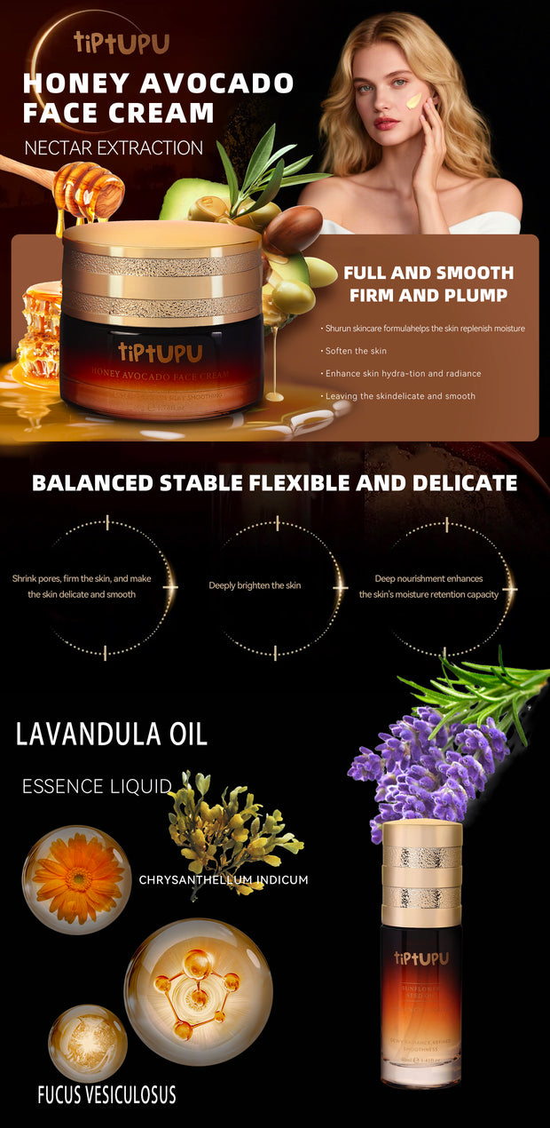 Tiptupu Night Repair Facial Treatment Essence,Antioxidant for face,Ultra Hydrating Serum,1.41 Fl.oz | Soothes & Plump Skin,Improve Appearance of Fine Lines & Radiance