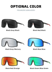 Roiii Cycling Sunglasses for Men Women with 3 Interchangeable Lenses Polarized Sports Sunglasses Hiking Golf Fishing Driving Baseball Sunglasses