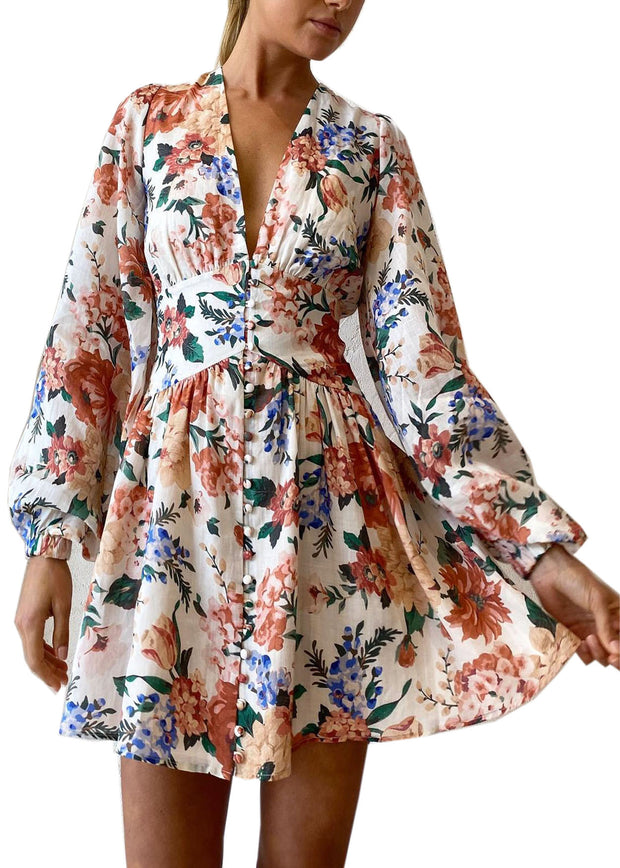Roiii Flower Cotton Dress