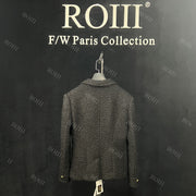 Roiii Women's Long Sleeve Tweed Blazer Y221153