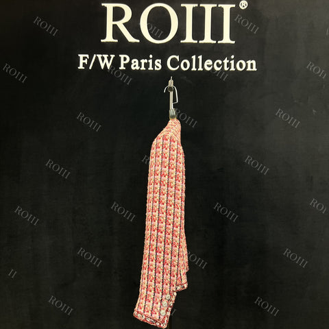 Roiiii Women's Elegant Colorful Plaid Tweed Blazer Slim Short Jacket--Y221012