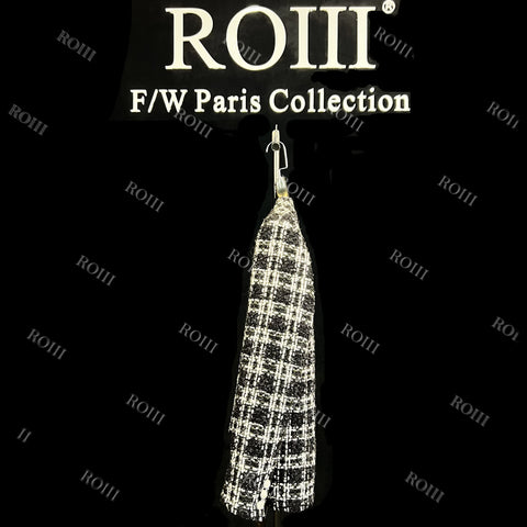 Roiii Plaid Tweed Blazers for Women Y221139