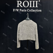 Roiii Women's Elegant Slim Fit Jacket Y221154