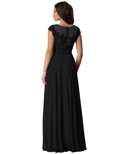 Womens Lace Embroidered Chiffon Summer Maxi Dress Party Evening Bridesmaids Dresses Plus Size S-4XL