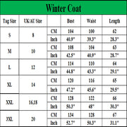 Roiii Womens Quilted Winter Coat Fur Collar Hooded Down Jacket Parka Outerwear
