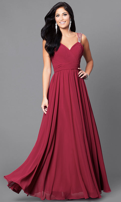 Elegant Formal  Sleeveless Dress