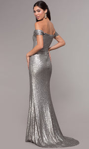 Roiii fashion sexy off-shouder  floor-length long dresses Sequin party dresses