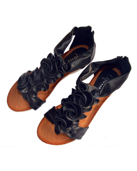 Roiii summer fashion hot sell Middle heel casual shoes