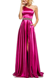 Roiii fashion sexy dew shoulder sequin floor-length long dresses royal party dresses fuchsia