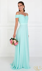 Roiii Strapless Strap One-word Collar Light Green Cocktail Evening Party Prom Dress